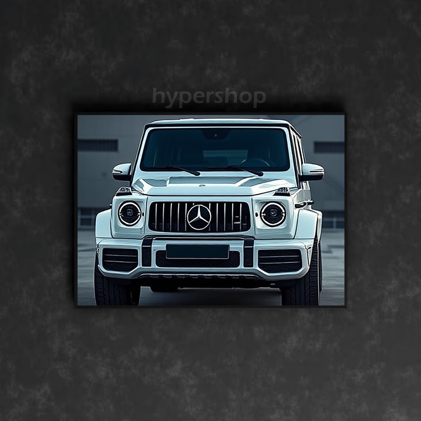Mercedes-AMG G 63 Front White DRL | Car Neon Poster