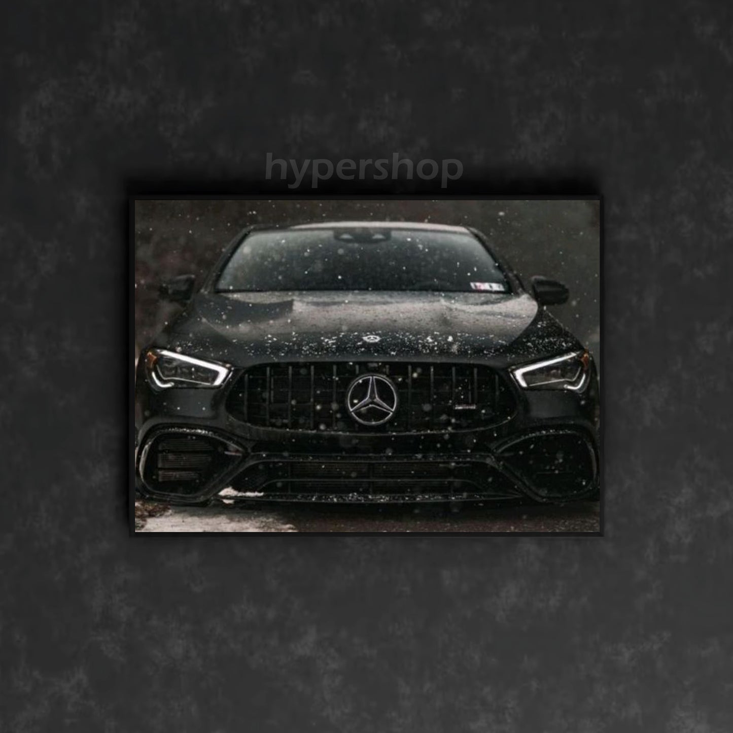 Mercedes-AMG E63 S Front White DRL | Car Neon Poster