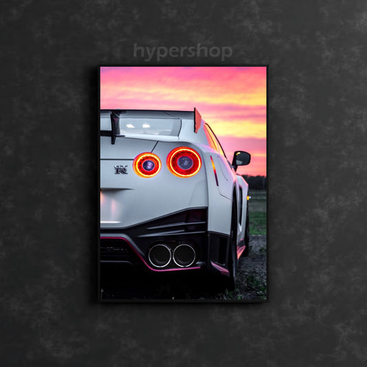 Nissan GT-R NISMO Tail Lights | Car Neon Poster