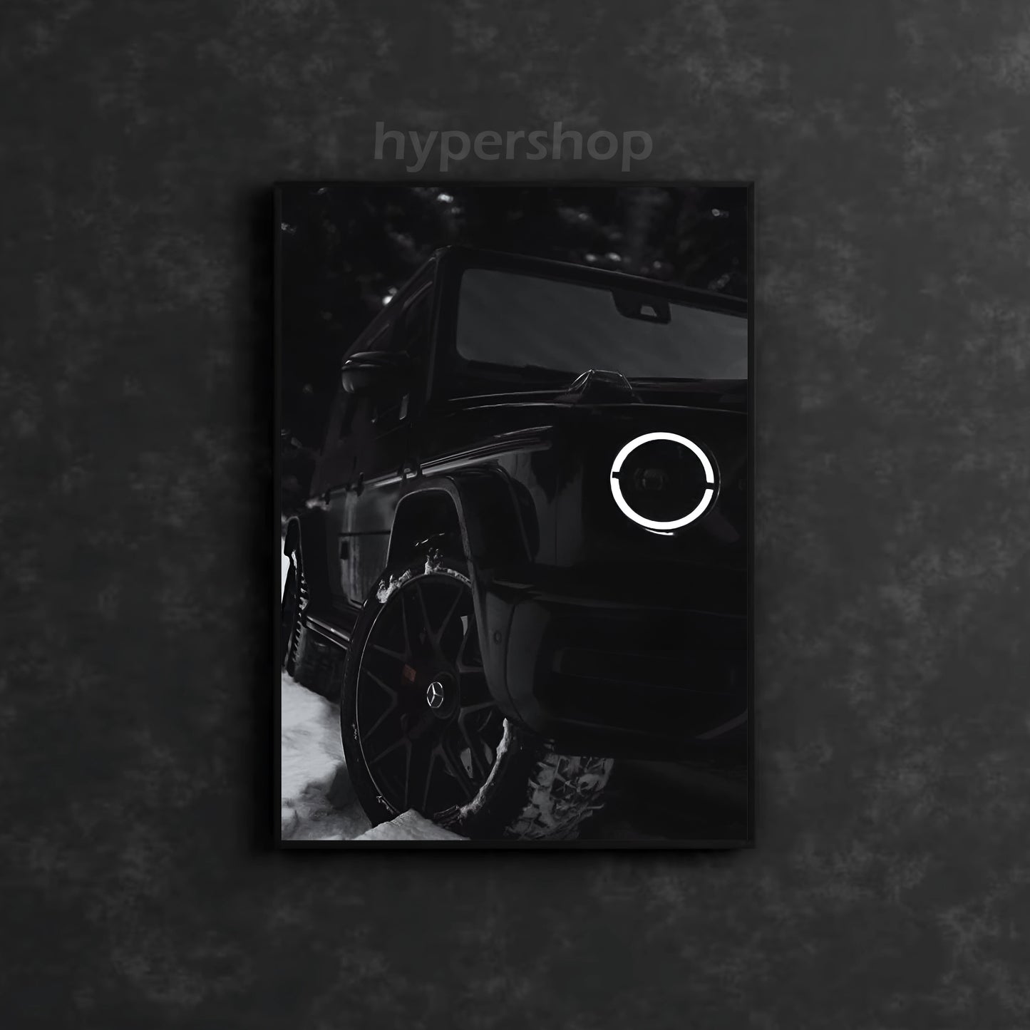 Mercedes-AMG G63 Front White DRLs | Car Neon Poster